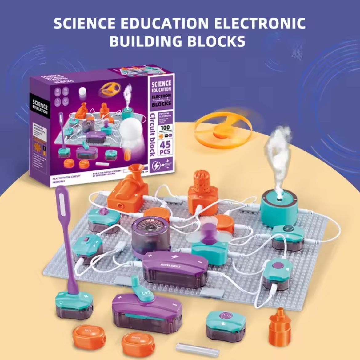 Samtoy 45PCS Educational STEM Kids Logic Circuit